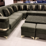Emerald Luxe Channel-Tufted Sectional Suite