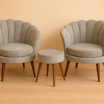 Scalloped Shell Accent Chairs